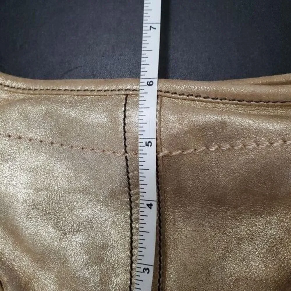 Coach Leather Limited Edition Soho Metallic Gold Shoulder Bag
